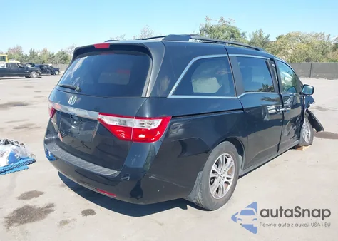 2011 Honda Odyssey Ex-L из США, поврежденный, VIN 5FNRL5H61BB084693